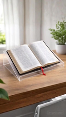 Suporte de Livro em Acrílico - Porta Bíblia 