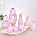 Kit Conjunto 9 Peças Vasos Cerâmica