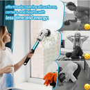 Escova De Limpeza Elétrica 9 em 1 - Giratória - Com Dispenser de Sabão - Multi Funções