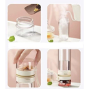 Garrafa de Vidro Duplo para Chá com Filtro Infusor 420ml