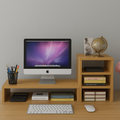 Organizador De Mesa Para Monitor e Afins