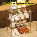 Caixa Organizadora de Copos e Embalagens em Acrílico Ideal Para Organizar Casa e Escritório