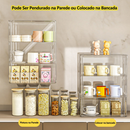 Caixa Organizadora de Copos e Embalagens em Acrílico Ideal Para Organizar Casa e Escritório