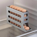 Porta Ovos Deslizante - Organizador Para Geladeira De 4 Camadas