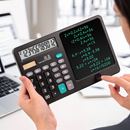 Calculadora com Tela Mágica para Anotações – 12 Dígitos – Bateria – Cor Preta