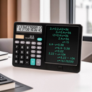 Calculadora com Tela Mágica para Anotações – 12 Dígitos – Bateria – Cor Preta