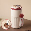 Copo Térmico Cafe 450ml Inox com Display Digital e Tampa com Trava – Mantém Temperatura por Horas