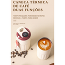 Copo Térmico Cafe 450ml Inox com Display Digital e Tampa com Trava – Mantém Temperatura por Horas