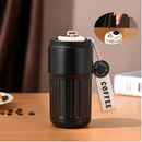 Copo Térmico Cafe 450ml com Display Digital e Tampa com Trava Antivazamento – Mantém Temperatura por Horas