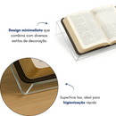 Suporte de Livro em Acrílico - Porta Bíblia 
