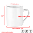 Kit Caneca 300ml Decorada + Coador De Porcelana Filtro