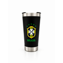 Copo Térmico 473ml - Com Tampa Abridor - Brasil Personalizado (Símbolo do Brasil)