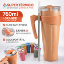 Copo Térmico 760ml | Antivazamento | Conserva Gelado/Quente | Copo Funcional