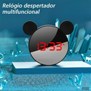 Relógio De Mesa LED Digital Portátil Despertador Tela Espelhada Alarme Temperatura E Dimmer Inteligente