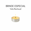 Fondue de Porcelana Branca para Chocolate e Queijo com Vela | Presente Romântico