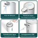 Dispenser Automático de Sabonete com Sensor Infravermelho