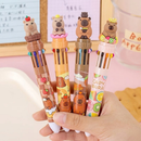 Caneta 10 Cores Capivara – Escrita Colorida - Presente Criativo