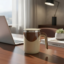 Caneca Misturadora Automática Elétrica USB Bateria Recarregável Mixer Café Chocolate Shakes 380ml