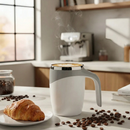 Caneca Misturadora Automática Elétrica USB Bateria Recarregável Mixer Café Chocolate Shakes 380ml