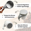 Caneca Misturadora Automática Elétrica USB Bateria Recarregável Mixer Café Chocolate Shakes 380ml