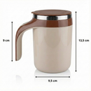 Caneca Misturadora Automática Elétrica USB Bateria Recarregável Mixer Café Chocolate Shakes 380ml