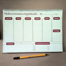 Planner Semanal Espiral A4 52 semanas - 52 folhas
