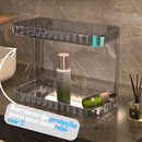 Prateleira Organizador Acrílico - Porta Maquiagem - Suporte Multiuso De Mesa/Bancada